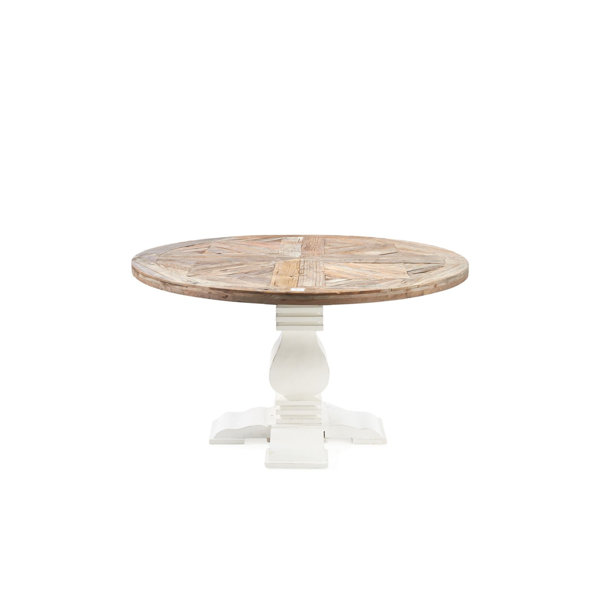 Rivièra Maison Crossroads Round Solid Wood Dining Table Wayfair